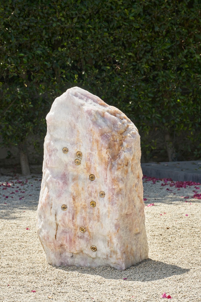 Mika Tajima, Pranayama (Monolith, F, Rose Quartz), 2021