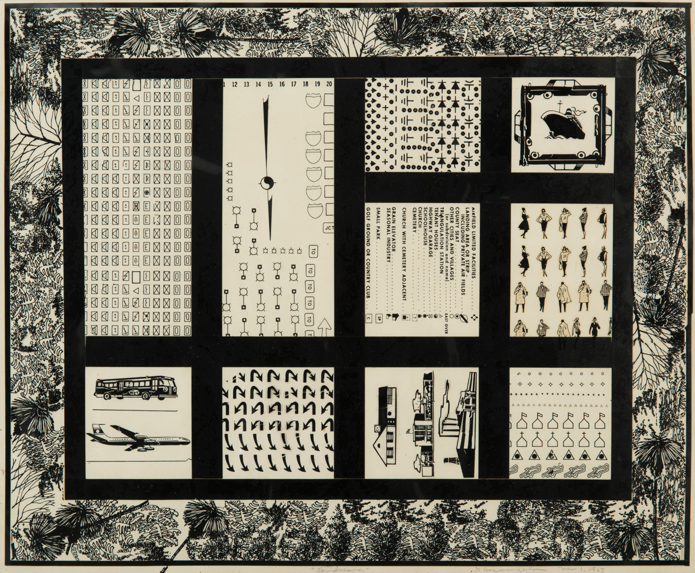 Allan D'Arcangelo - Landscape, 1967