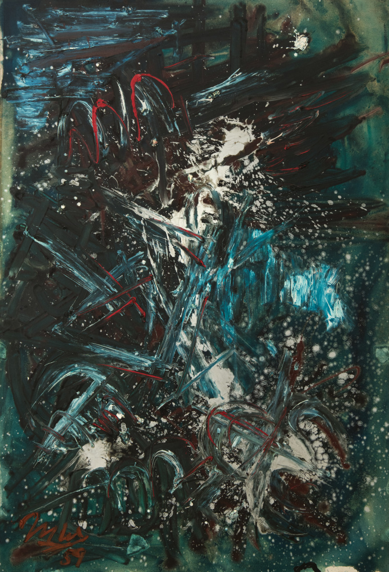 Michael (Corinne) West (1908-1991) The Cellist, 1959