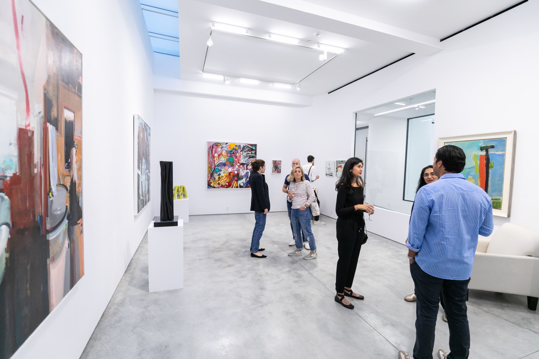 Installation view: Five at Nine, High Line Nine, 507 West 27th Street | Photo Credit Adam Schultz, @schultzinit on Instagram/Twitter