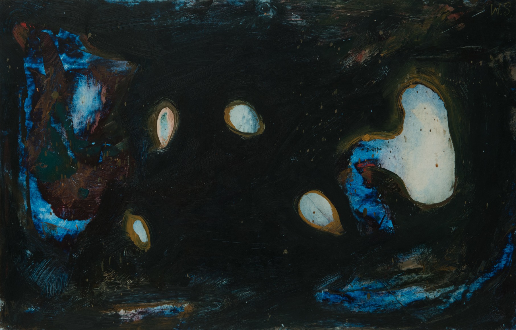 William Scharf (1927-2018) Hole Place, 1964