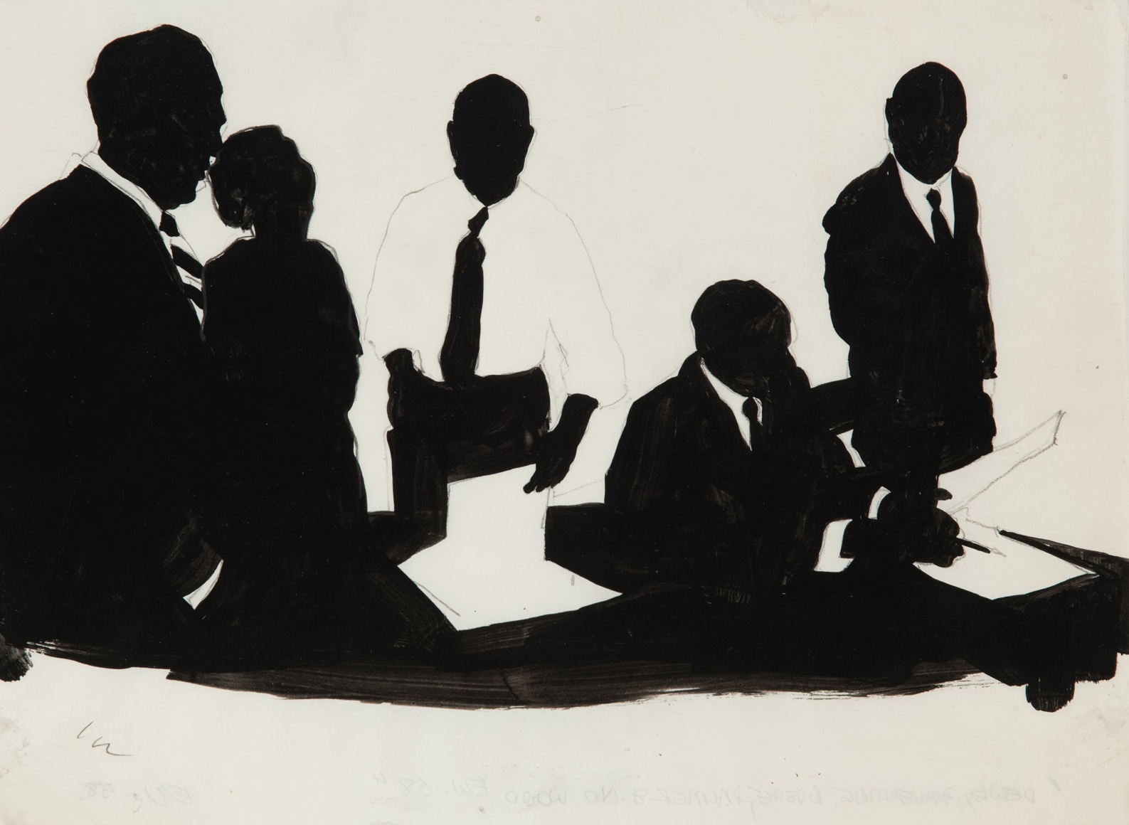 Idelle Weber (b. 1932) Dewey, Ballantine, Bushby, Palmer, 1958