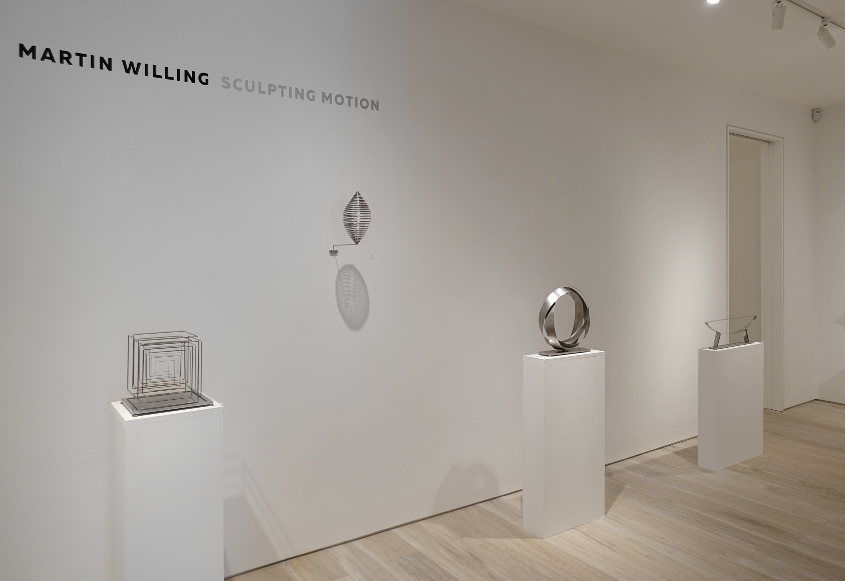 Installation view: Martin Willing: Sculpting Motion