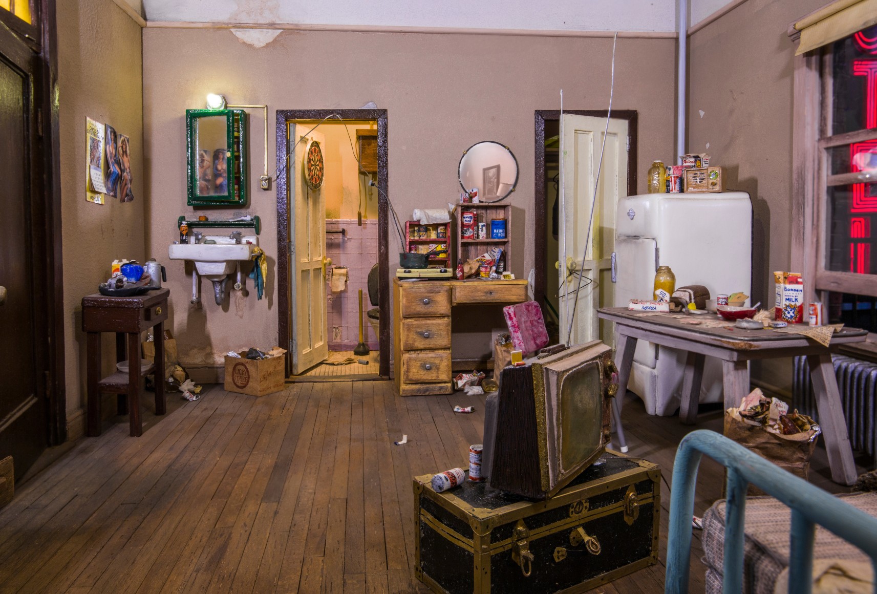 Alan Wolfson,  Occupied Hotel Room, 1979