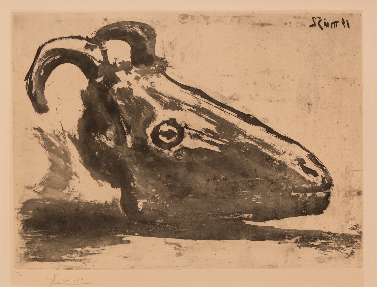 Pablo Picasso - Goat's Head, 1952