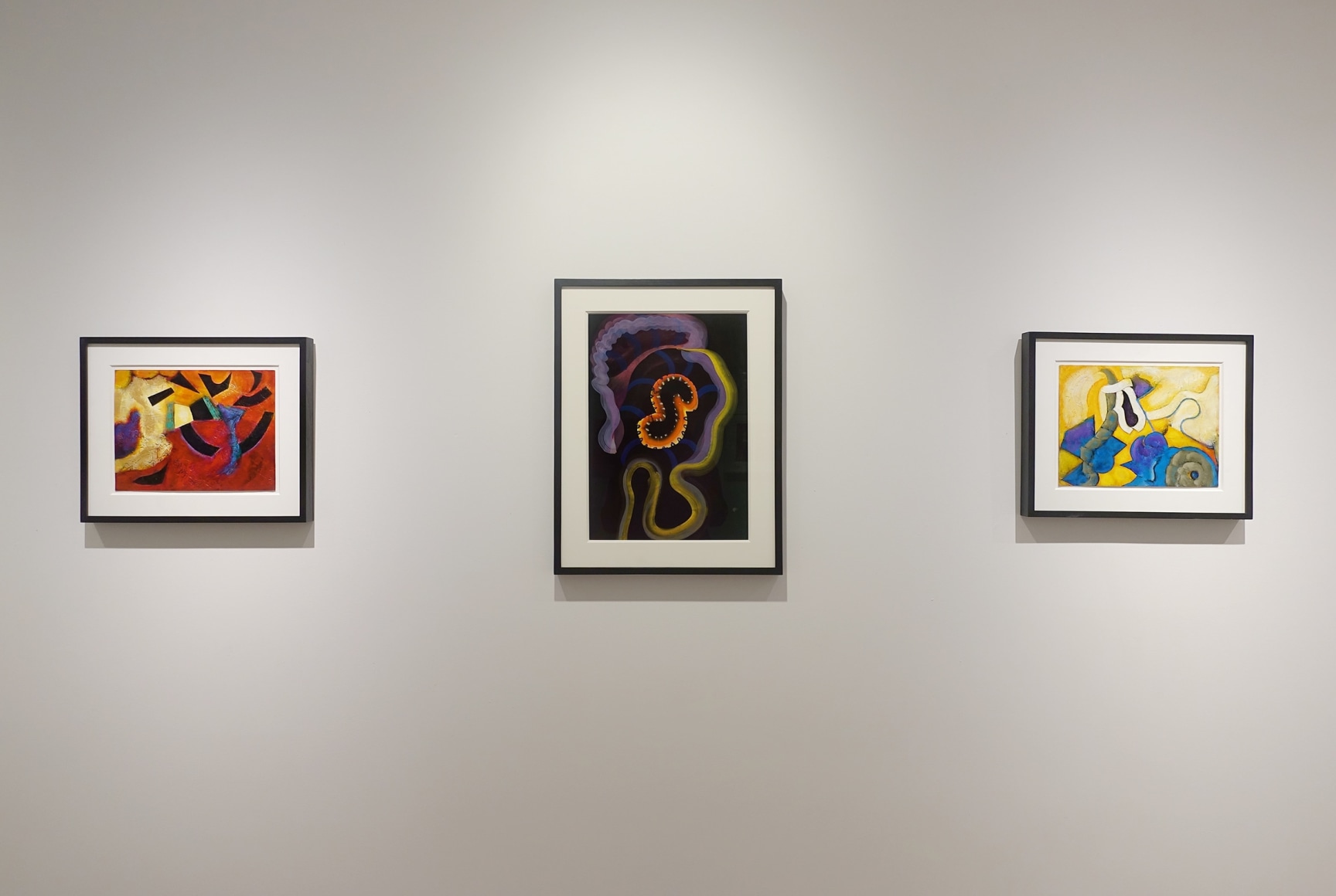 Installation view - Primordial Language: Small Works by William Scharf