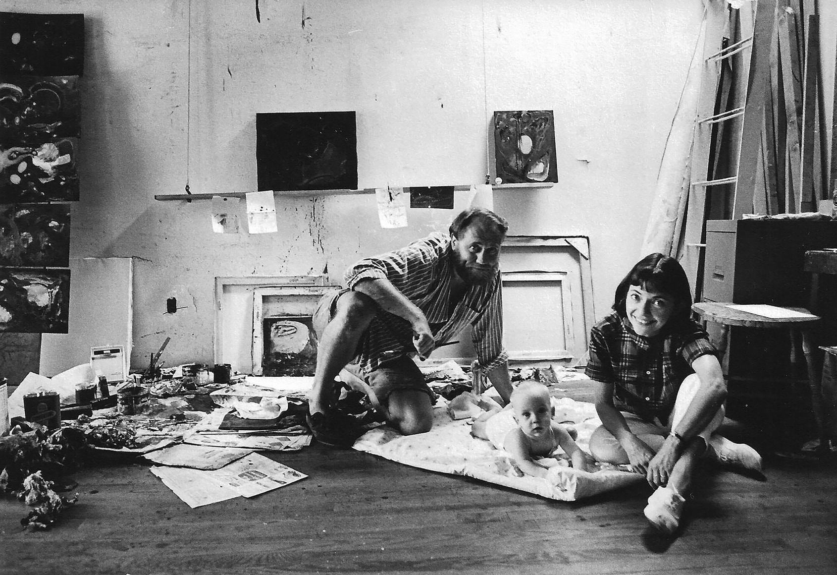 Bill & Sally Scharf with Andy at Mark Rothko's House, 1964 - Courtesy of the William Scharf family