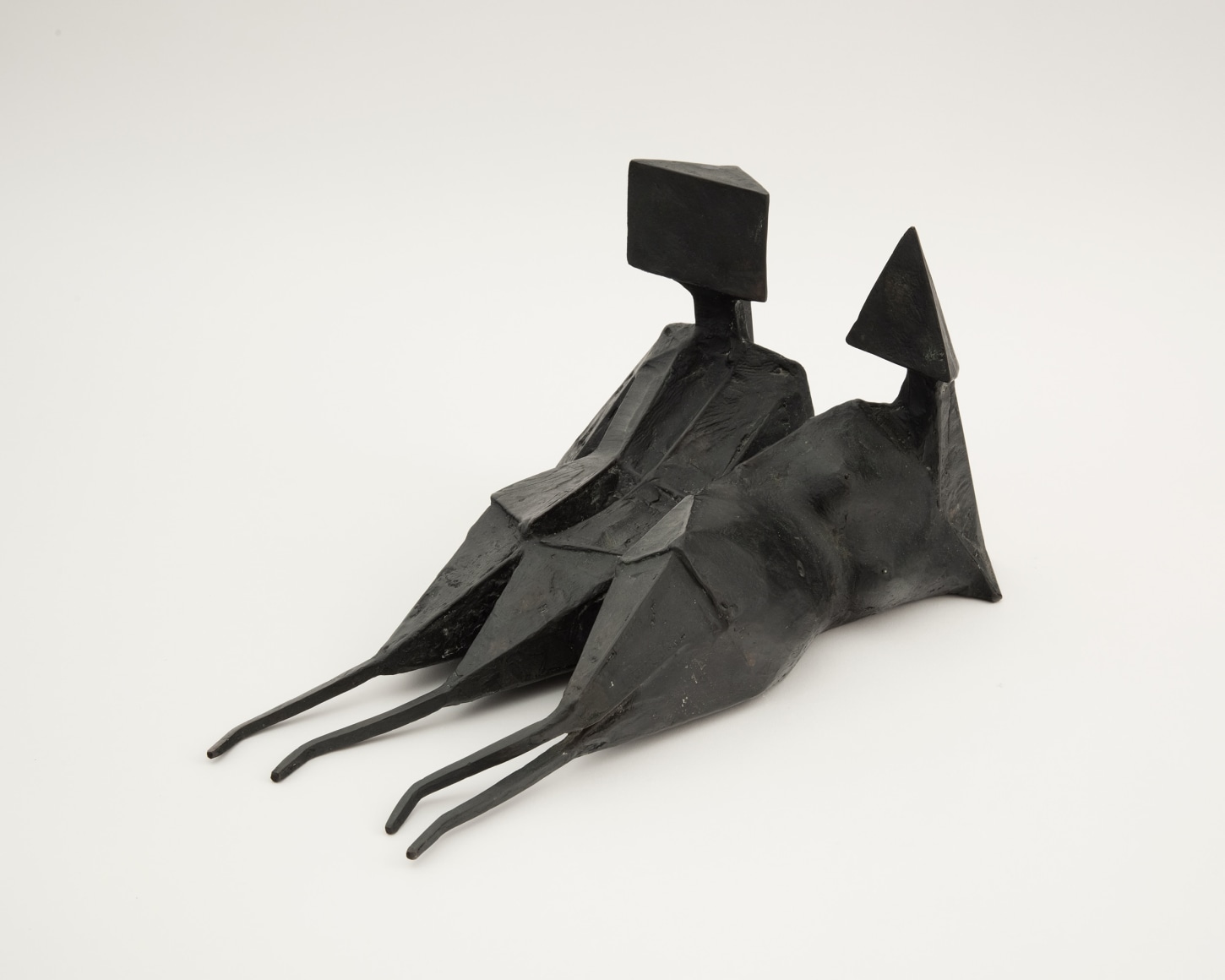 Lynn Chadwick (1914-2003) Maquette IV Two Reclining Figures, 1973