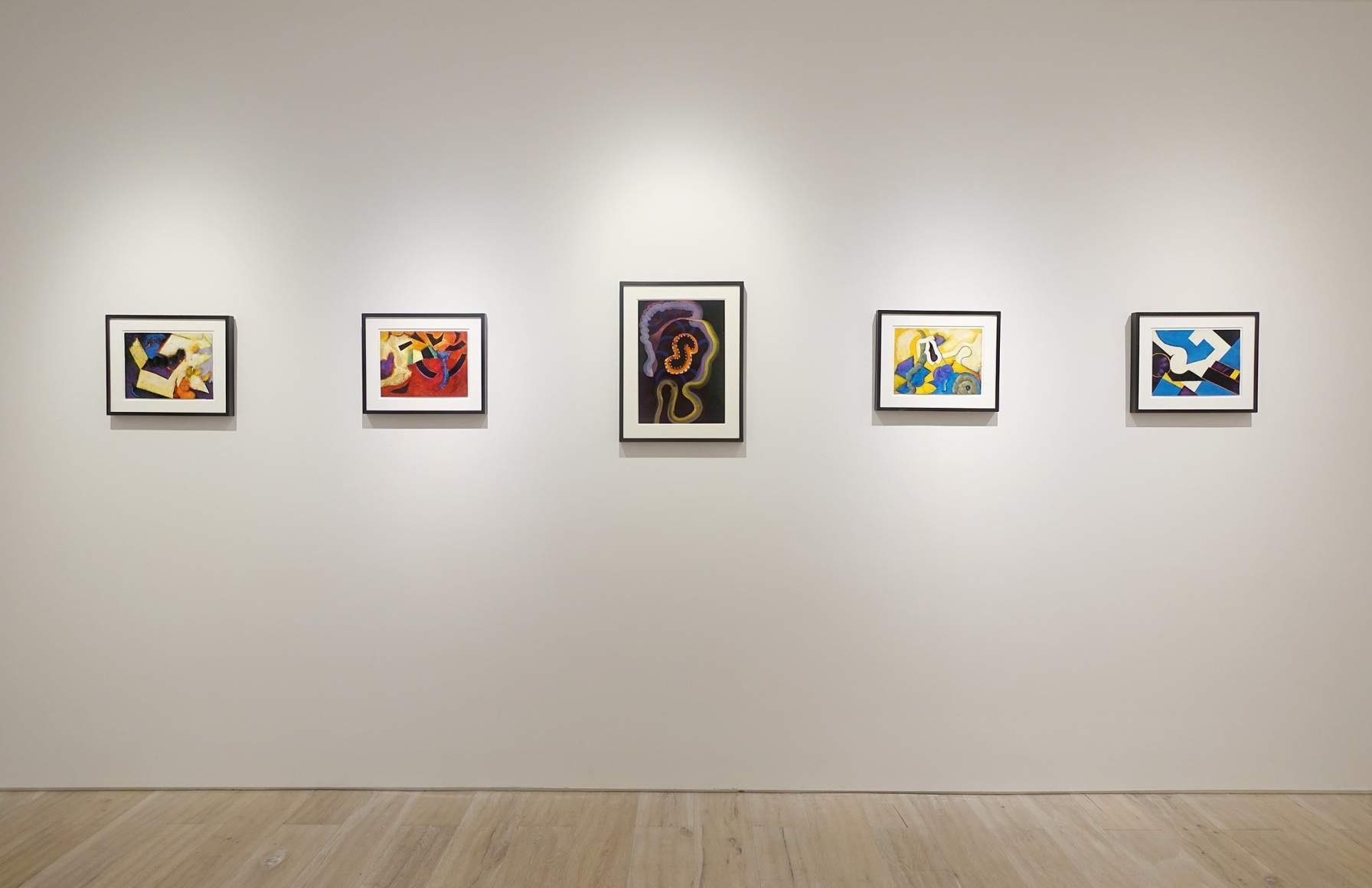 Installation view - Primordial Language: Small Works by William Scharf