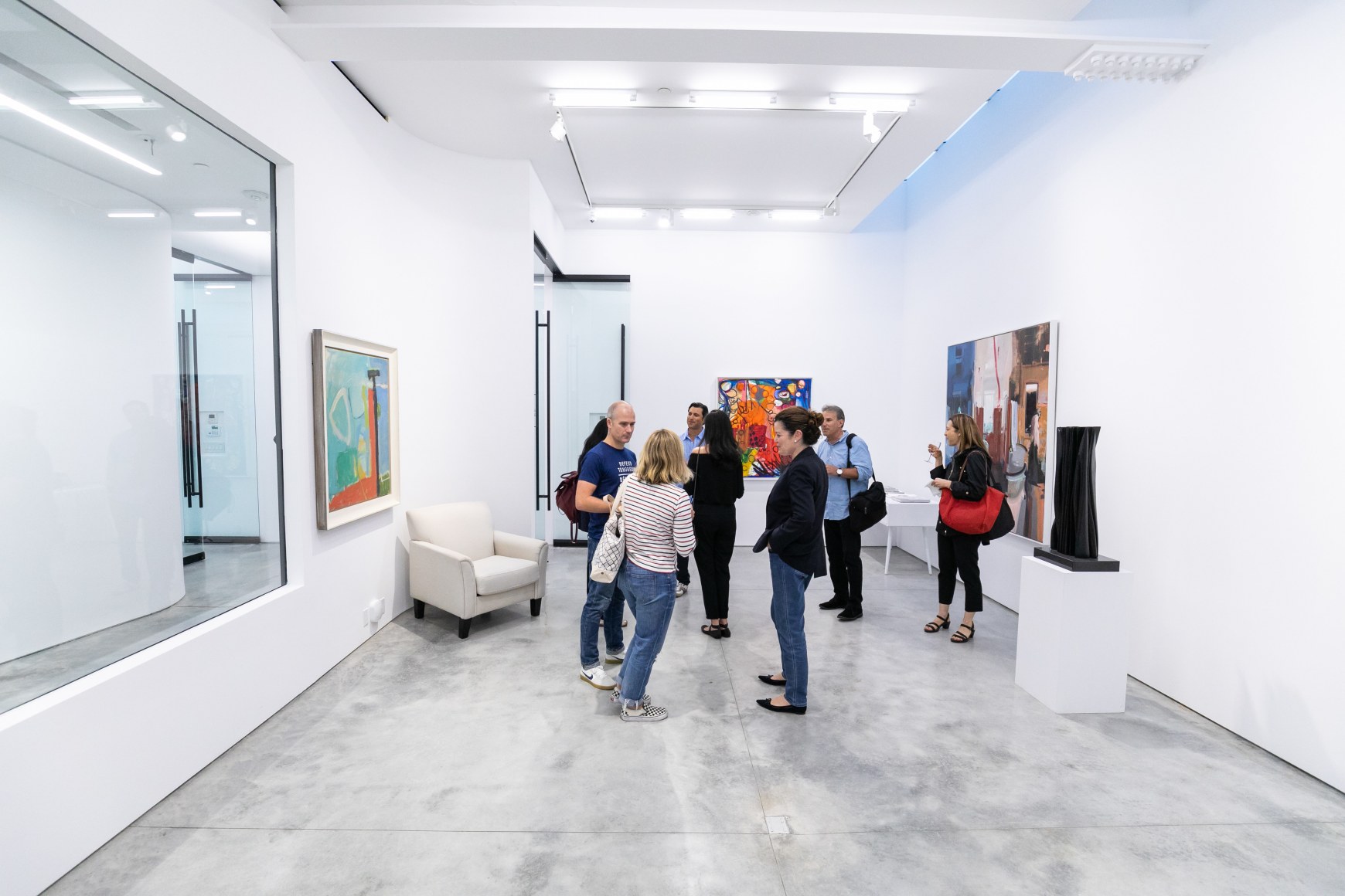 Installation view: Five at Nine, High Line Nine, 507 West 27th Street | Photo Credit Adam Schultz, @schultzinit on Instagram/Twitter