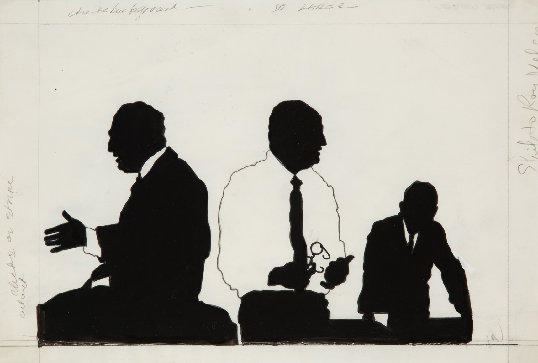 Idelle Weber (b. 1932) He's Talking To The Wall, 1963