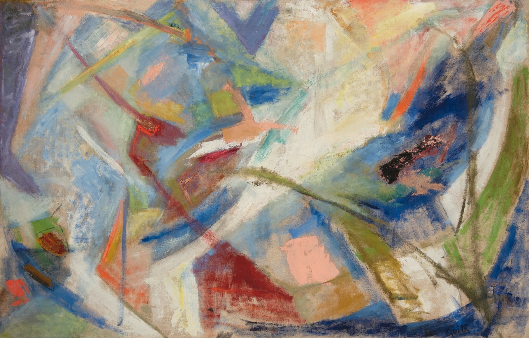 Quita Brodhead (1901-2002) Abstract Forms, 1958