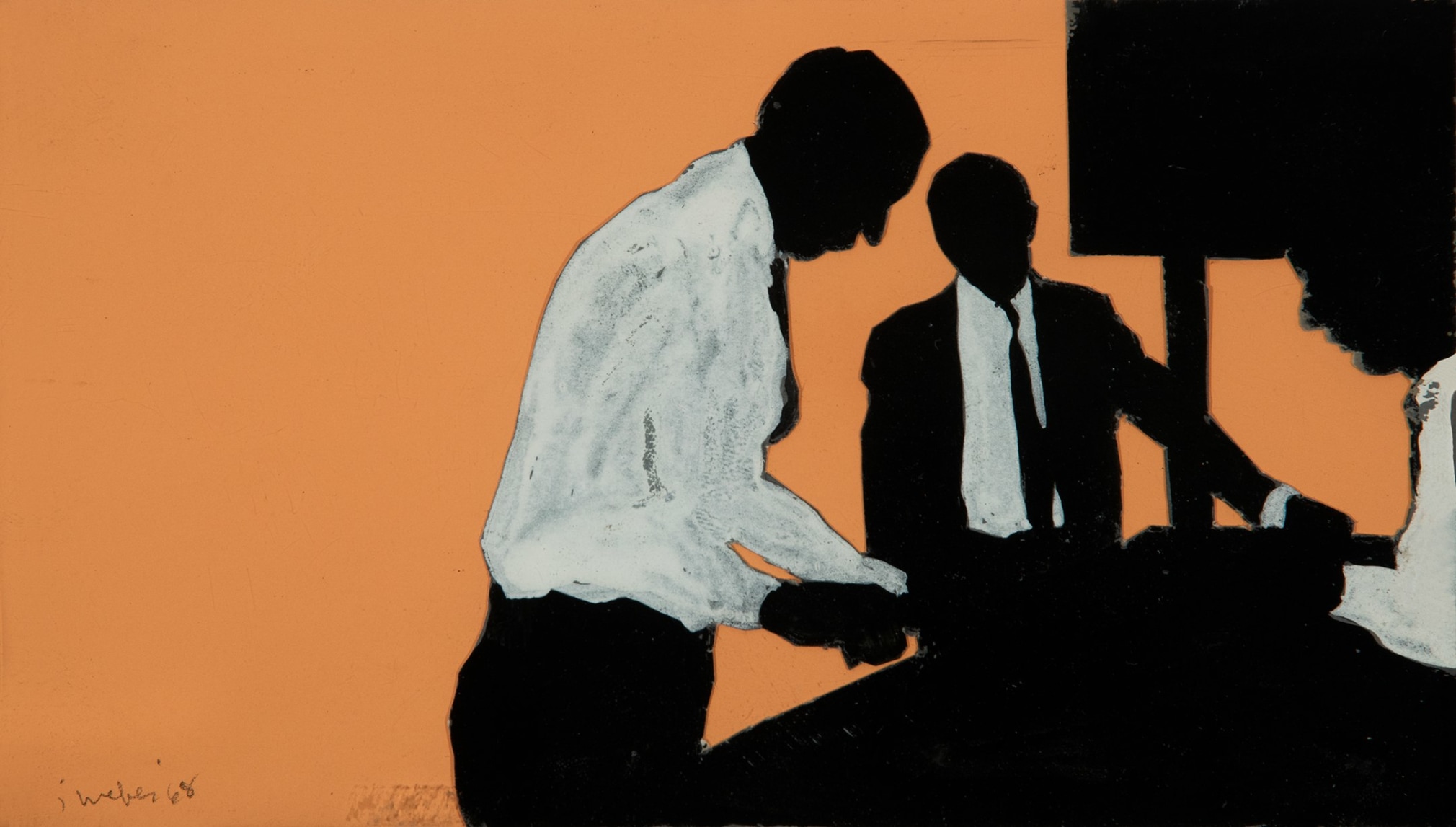 Idelle Weber (b. 1932) Peach Slip, 1968