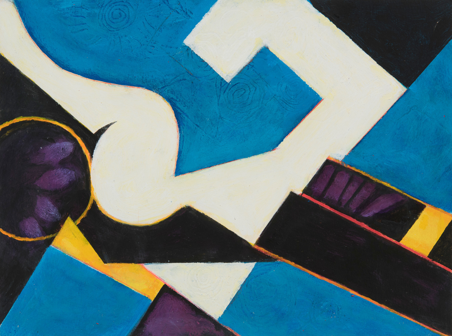 William Scharf, The White Elephant Lies Down, 2007