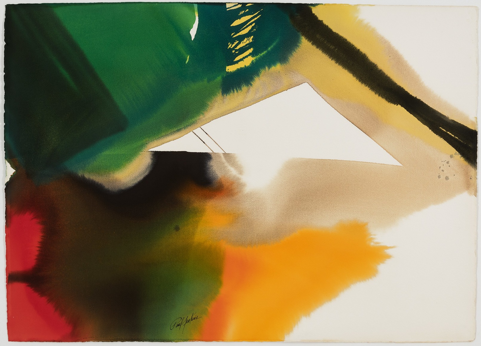 Paul Jenkins (1923-2012) Phenomema Kimberly Mine, 1984