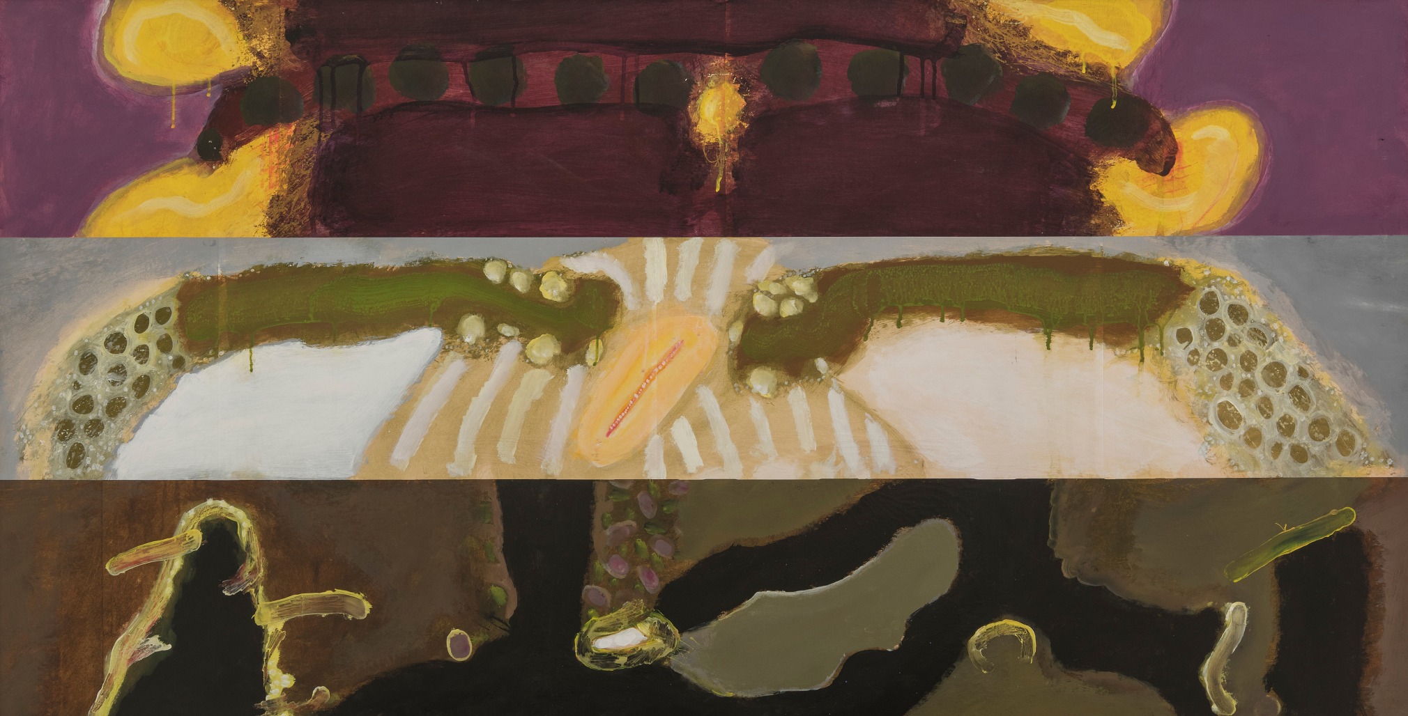 William Scharf, The Sun Arch &amp; The Ice Bride Are Above The Lilac Walk, 1979