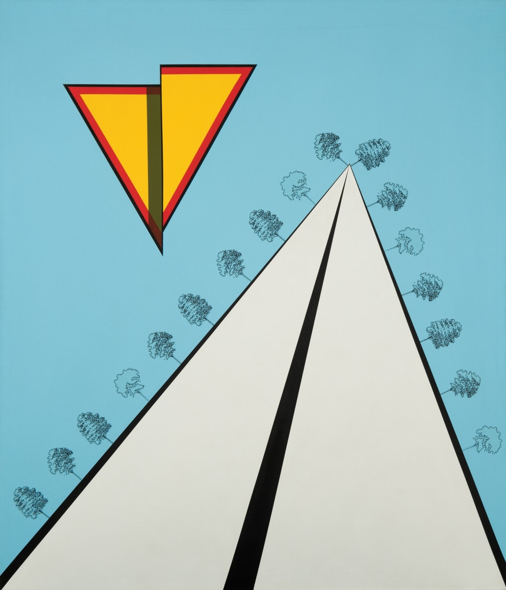 Allan D'Arcangelo (1930-1998) Landscape, 1967