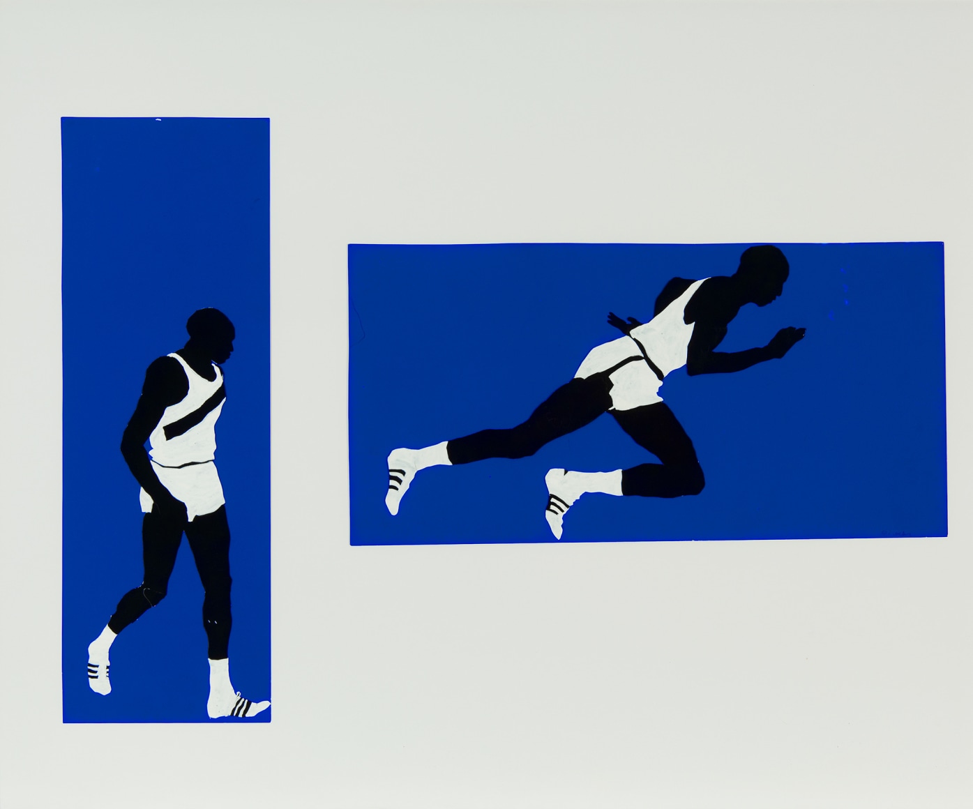 Idelle Weber (b. 1932) Push (Diptych), 1968