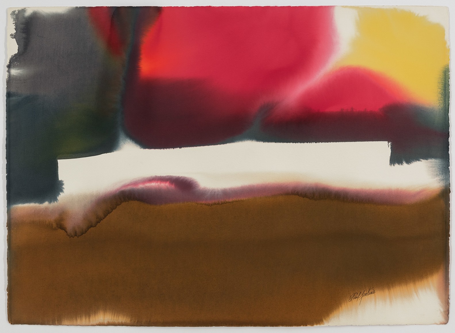 Paul Jenkins (1923-2012) Phenomema Tangier Ramparts, 1983