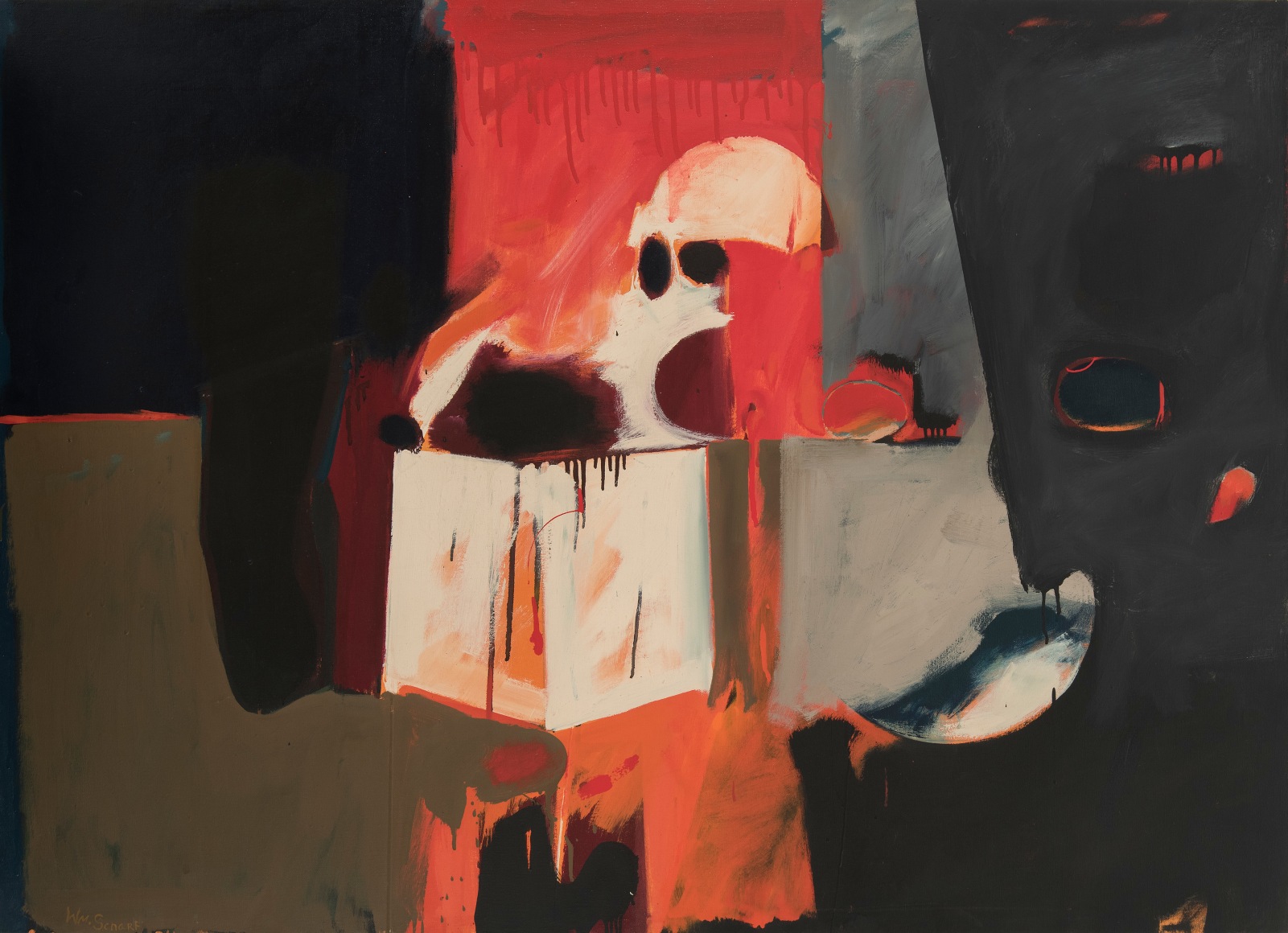 William Scharf, To A Dead Poet, 1956