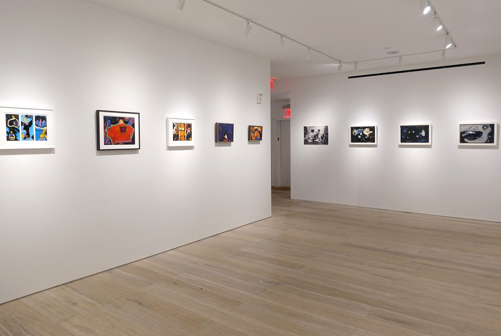 Installation view - Primordial Language: Small Works by William Scharf