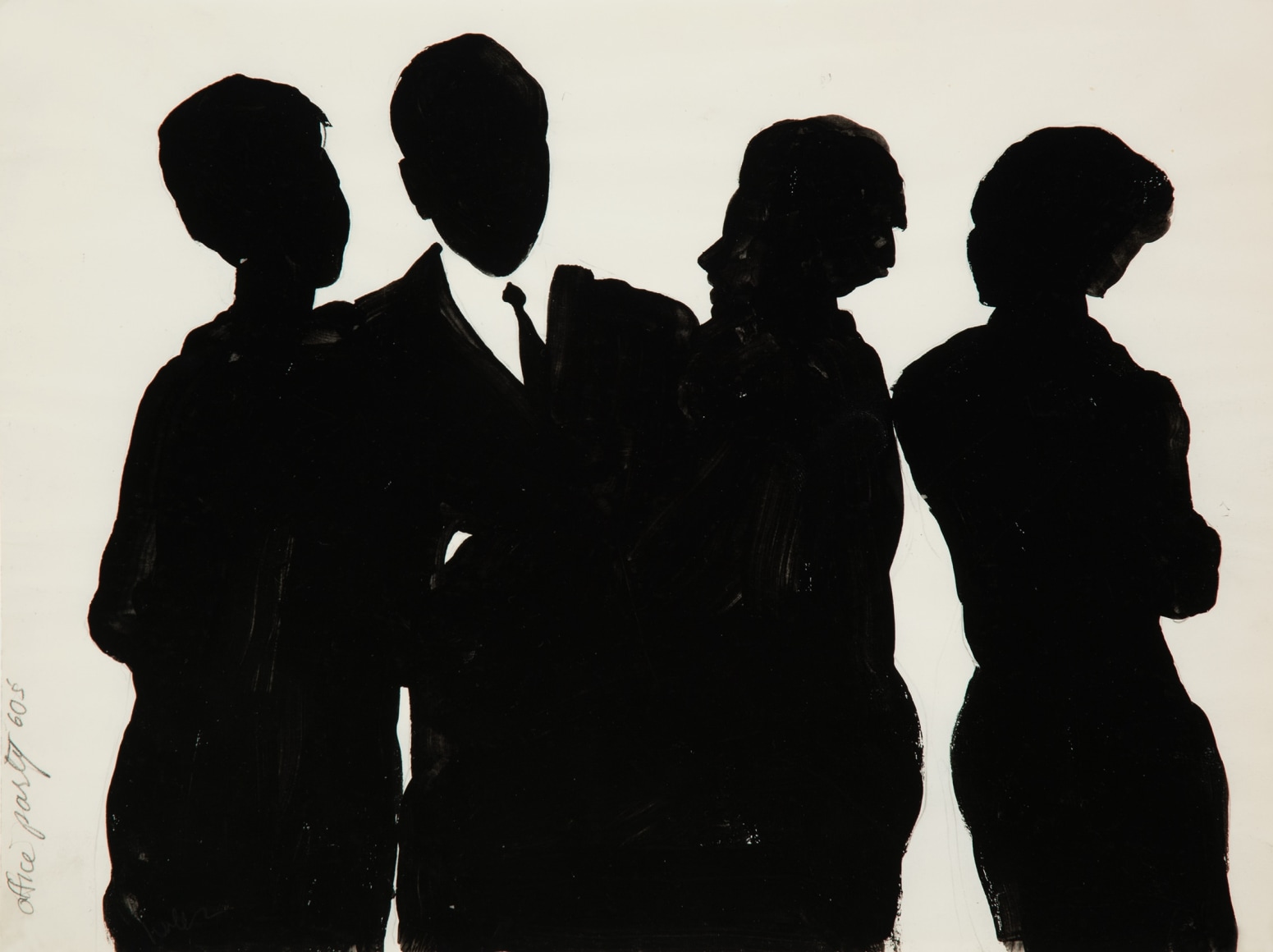 Idelle Weber (b. 1932) Office Party, 1960s