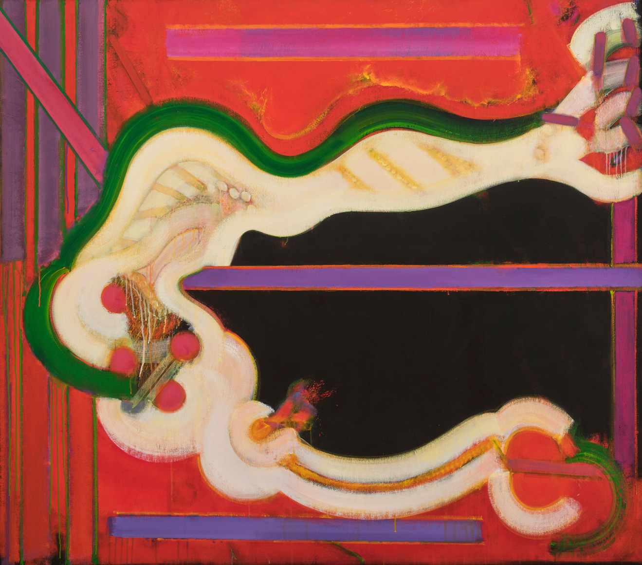 William Scharf, The Giver Threatened, 1993