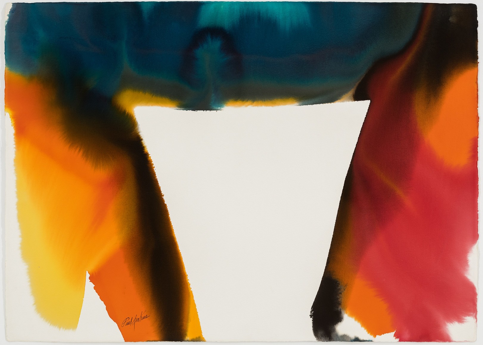 Paul Jenkins (1923-2012) Phenomema Tibetan Drum, 1983