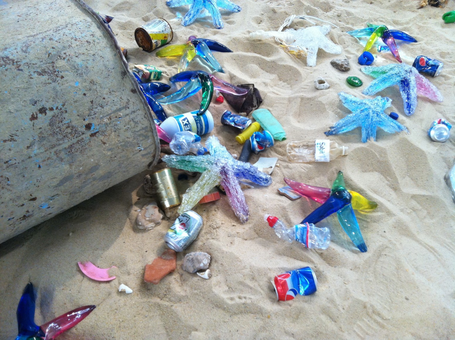 Nabil Nahas . Untitled 2011 detail, Installation Venice projects, Venice Italy