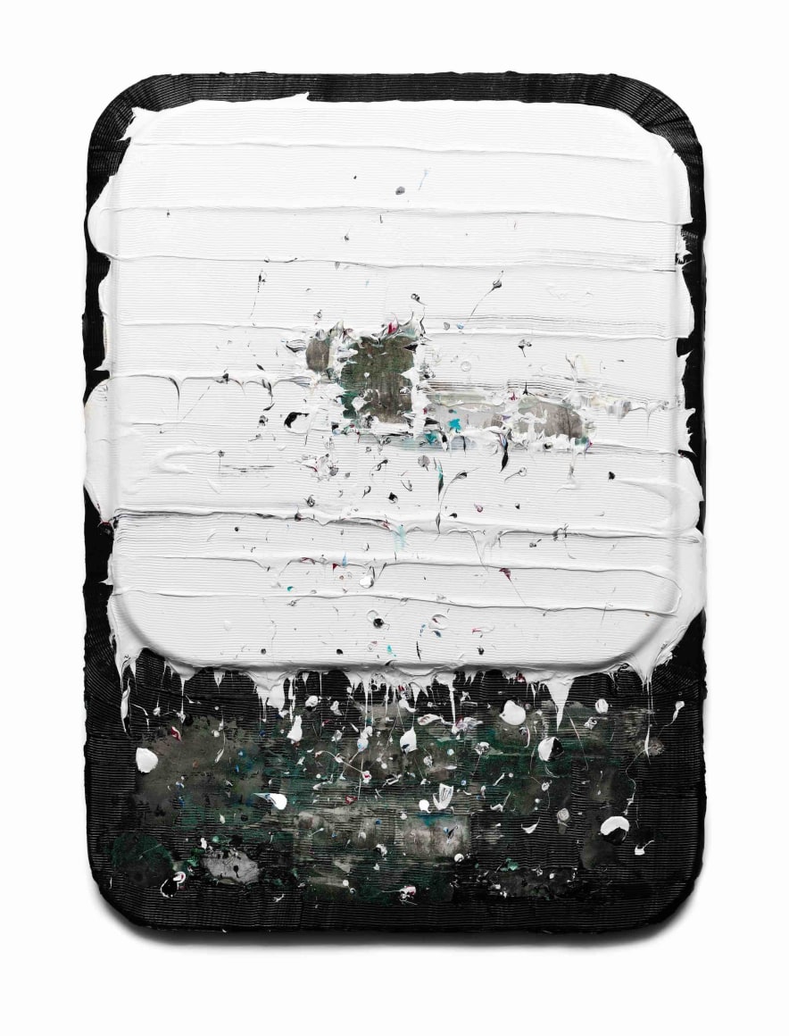 Jane Lee, No Thing Is #3, 2023, mixed acrylic media, 180 x 130 x 8 cm (70.9 x 51.2 x 3.1 inches)