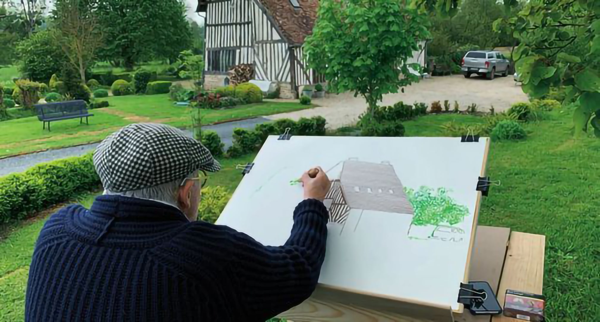 Hockney in Normandy