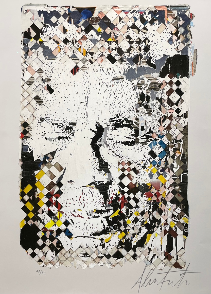 Sold at Auction: Alexandre Farto, VHILS (né en 1987) SYNCOPATE