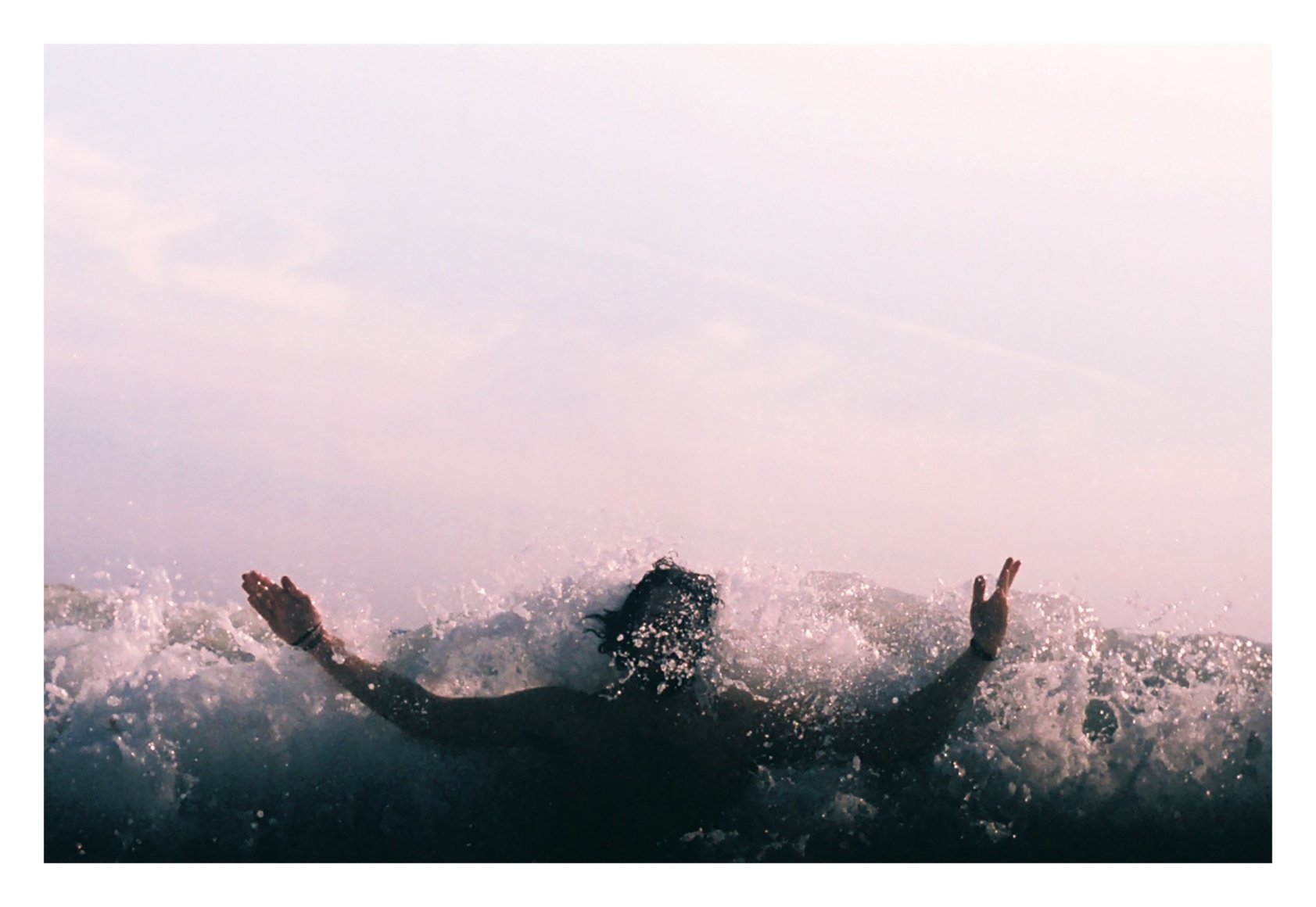 Stewart Turning His Back to the Ocean, 2015, Archival Pigment Print