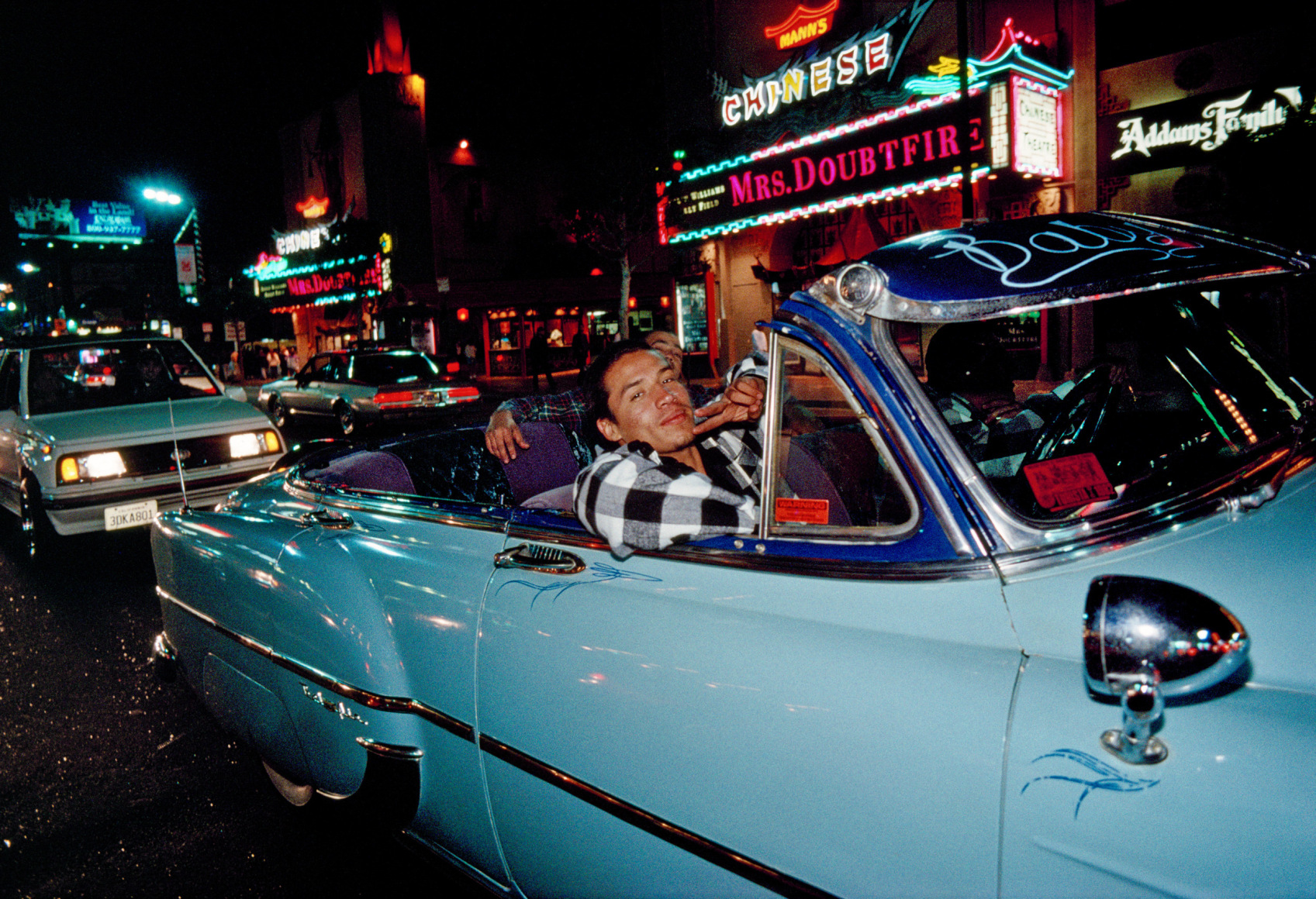 Cruising Hollywood Boulevard on a Saturday night, Los Angeles, 1993, Archival Pigment Print
