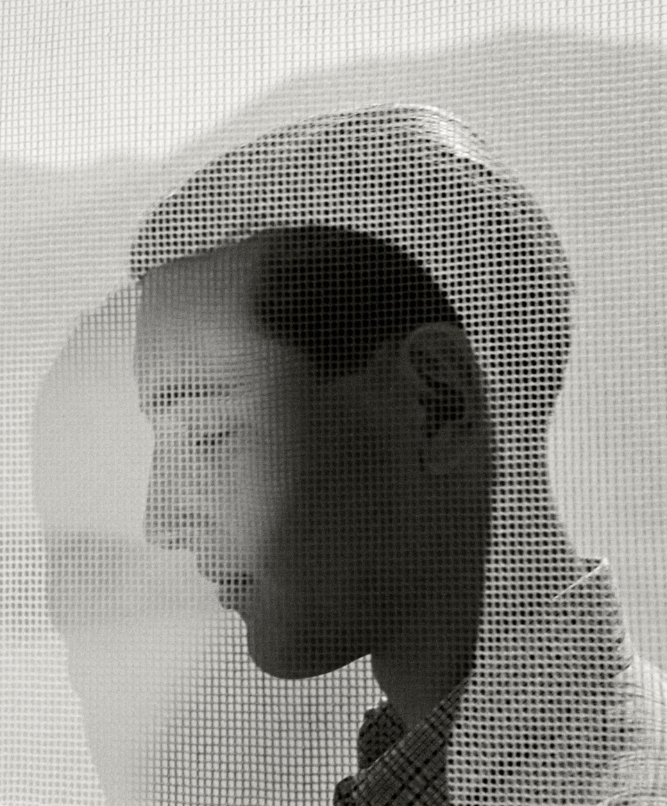 Herbert List Young man behind curtain, Ascona, Switzerland, 1936&nbsp;&nbsp;&nbsp;