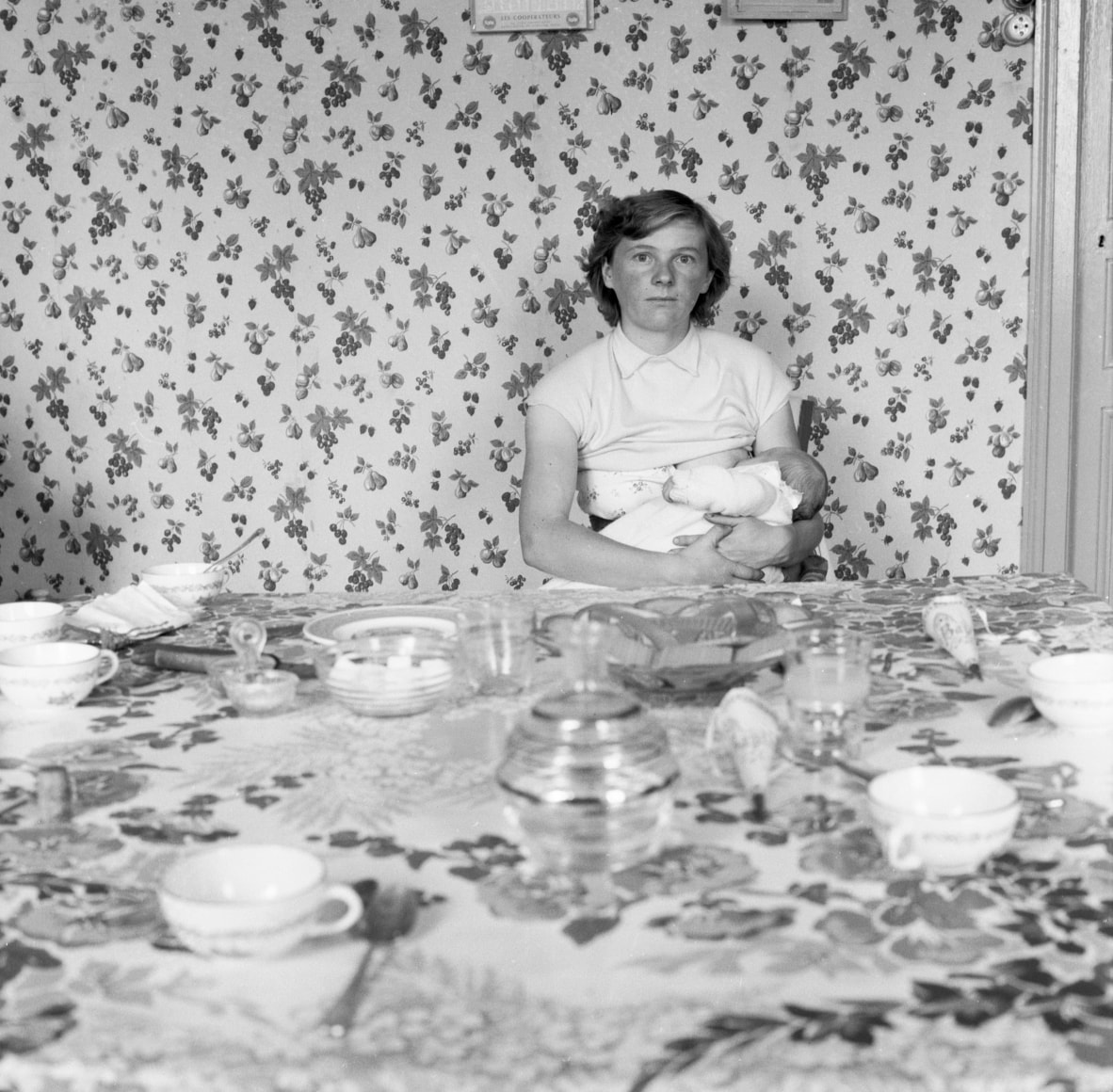 Girl from the Ardennes, France, 1955, Silver Gelatin Photograph
