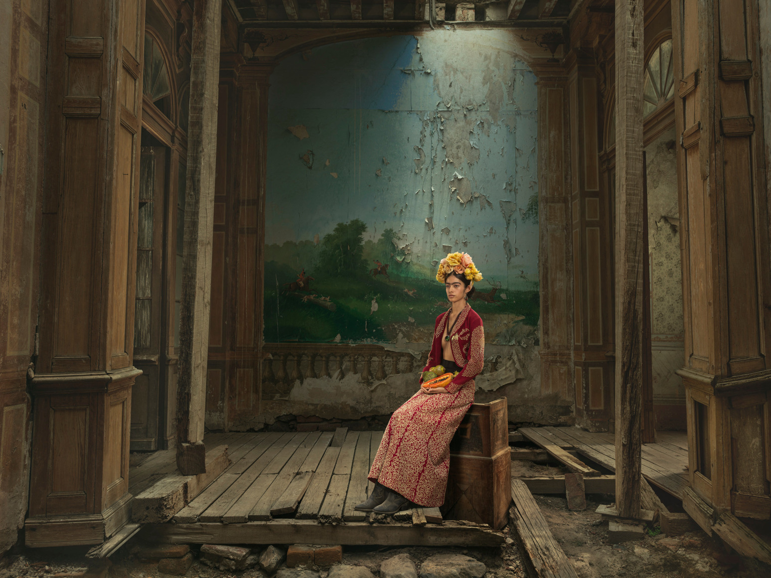 Caught Between Worlds, 2024, Archival Pigment Print