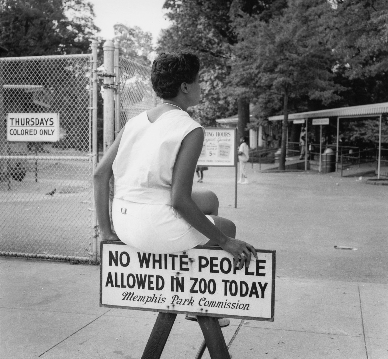 Thursdays, called 'Maids Day Off', Overton Park Zoo, n.d., Archival Pigment Print