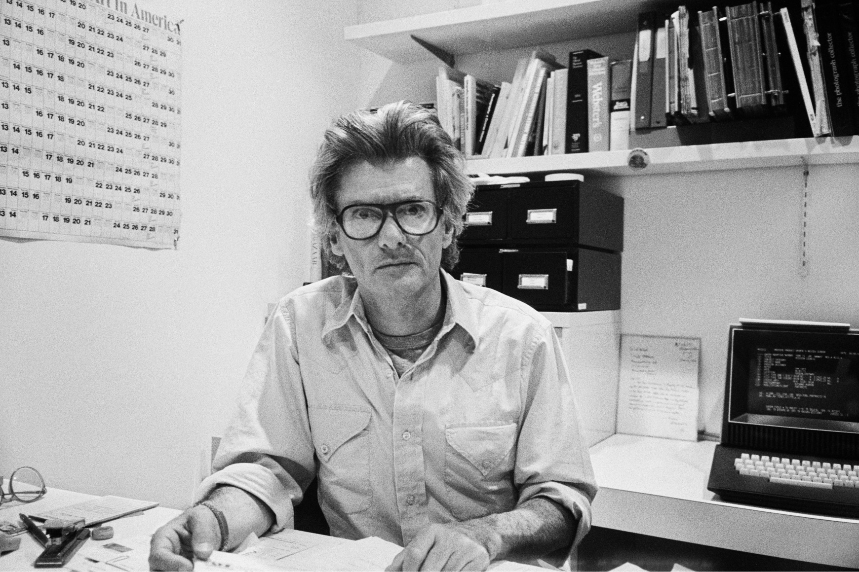 Richard Avedon, his studio, September, 1984, Archival Pigment Print, Ed. of 25