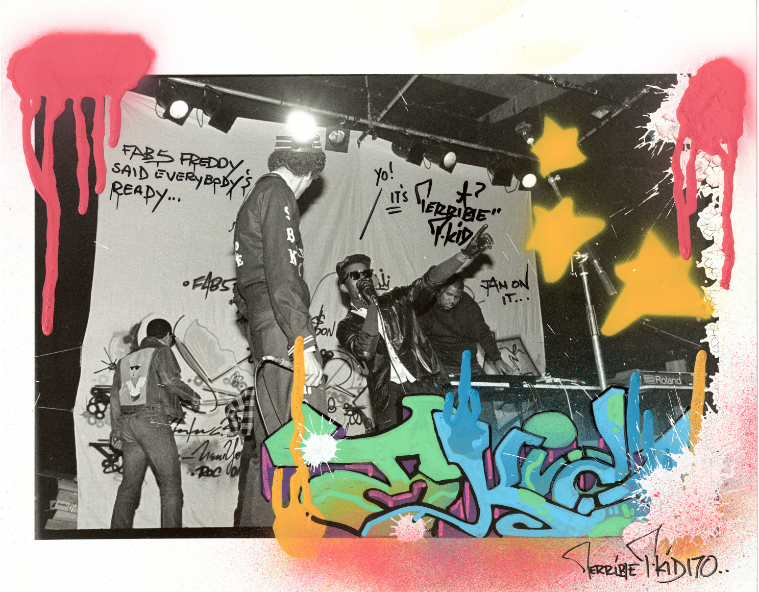 T KID, FAB5 Freddie, 1982/2014, Archival Pigment Print