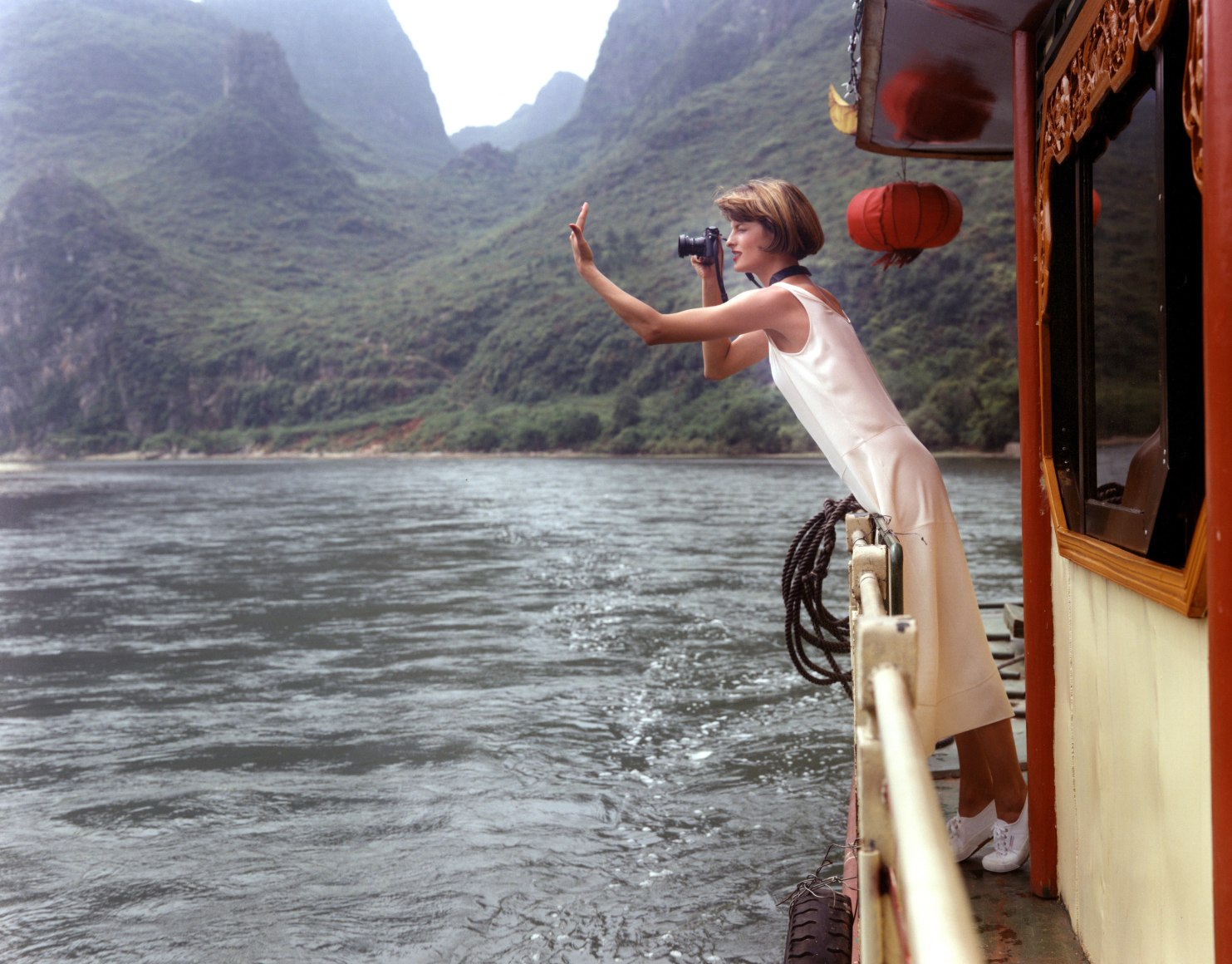 Linda Evangelista, China, Vogue, 1993, Archival Pigment Print