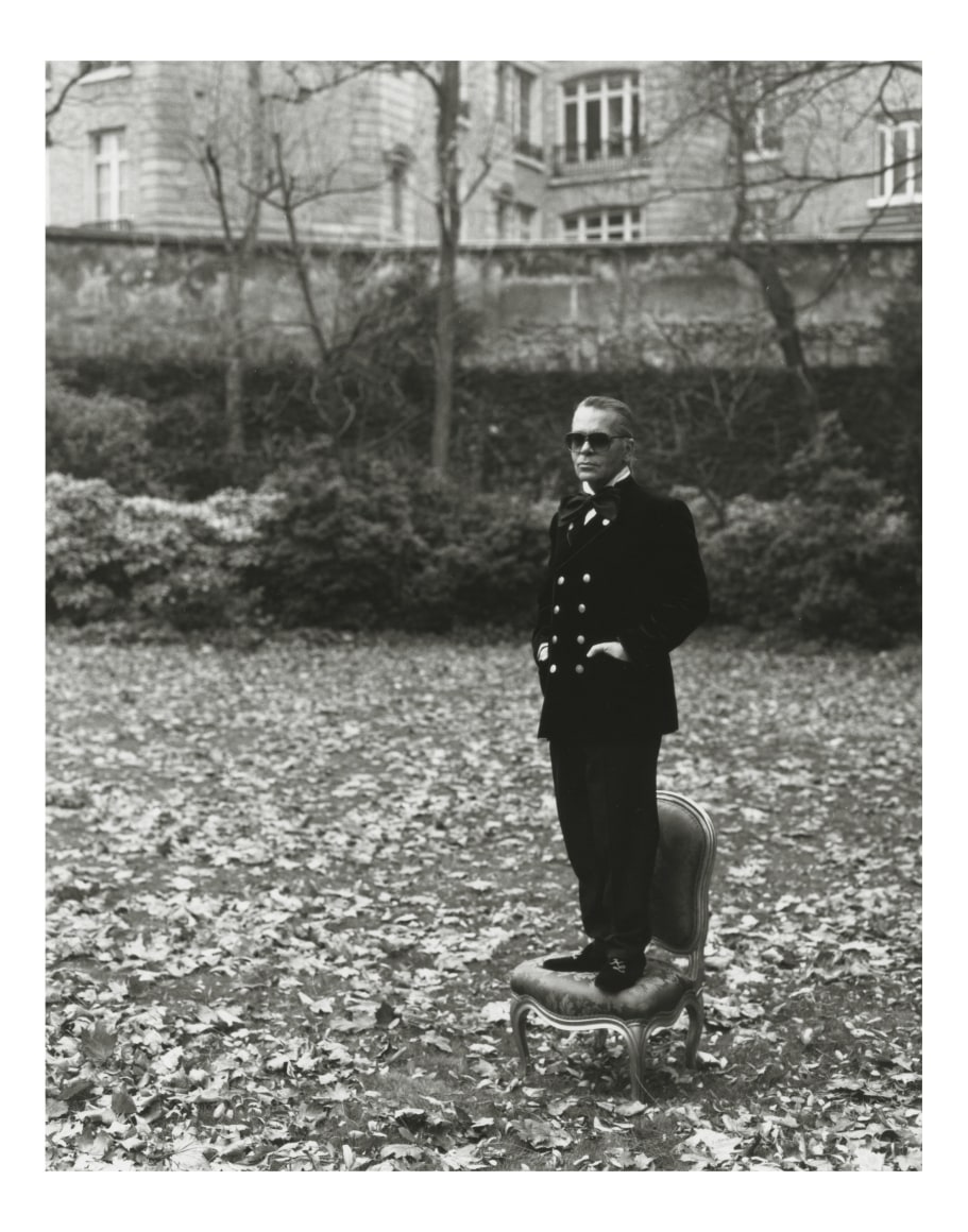 Karl Lagerfeld, (b), Paris, 1991