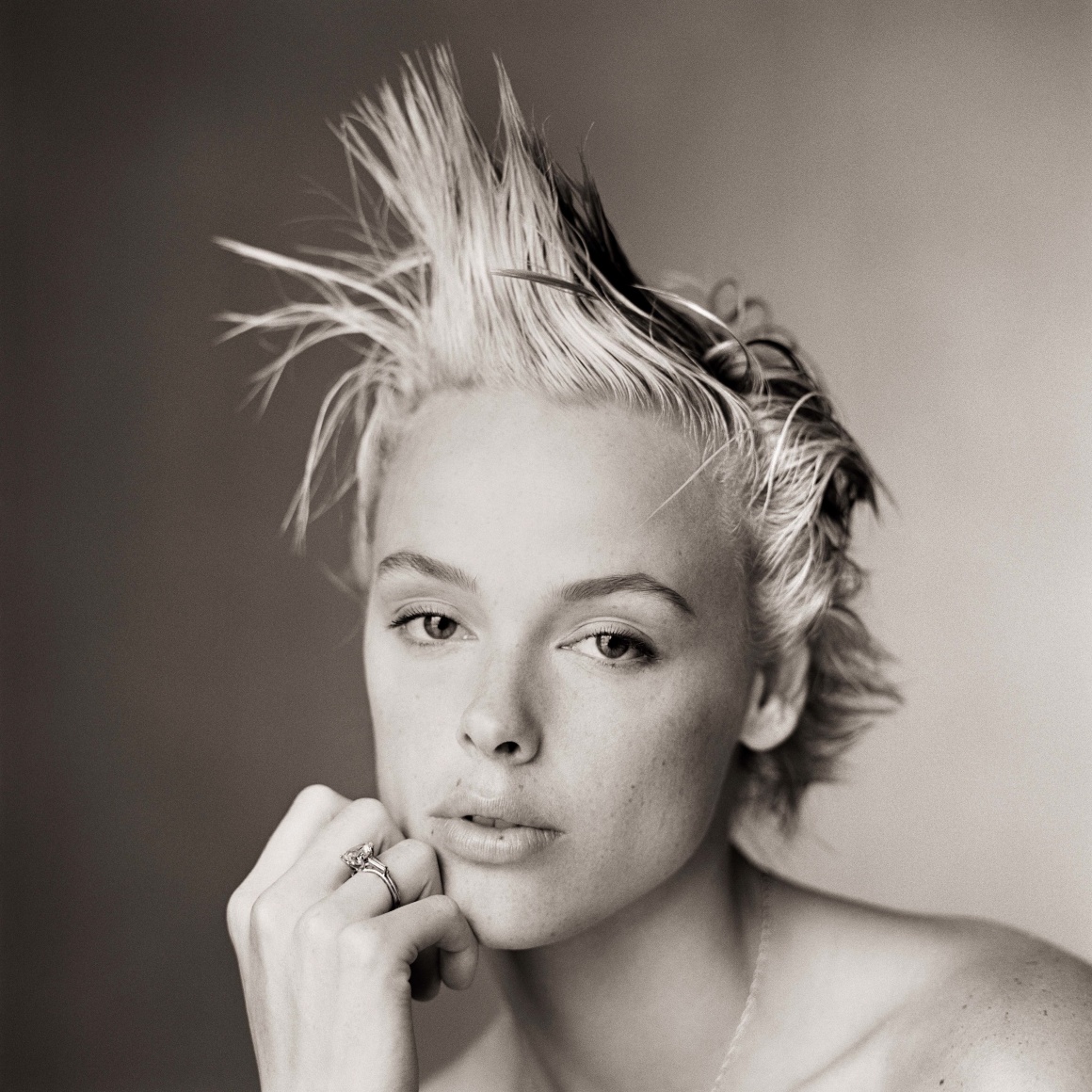 Brigitte Nielsen, Without Makeup II, Los Angeles, 1986, Archival Pigment Print