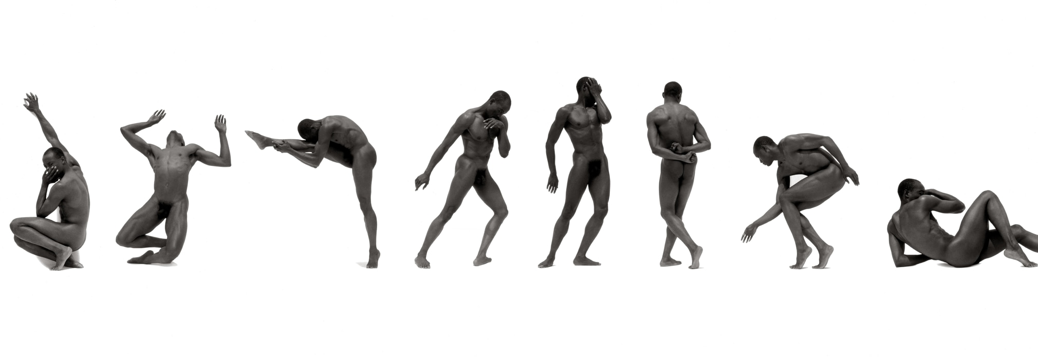 Bill T Jones (Ascent of Man), Los Angeles, 1995, Silver Gelatin Photograph, Ed. of 25