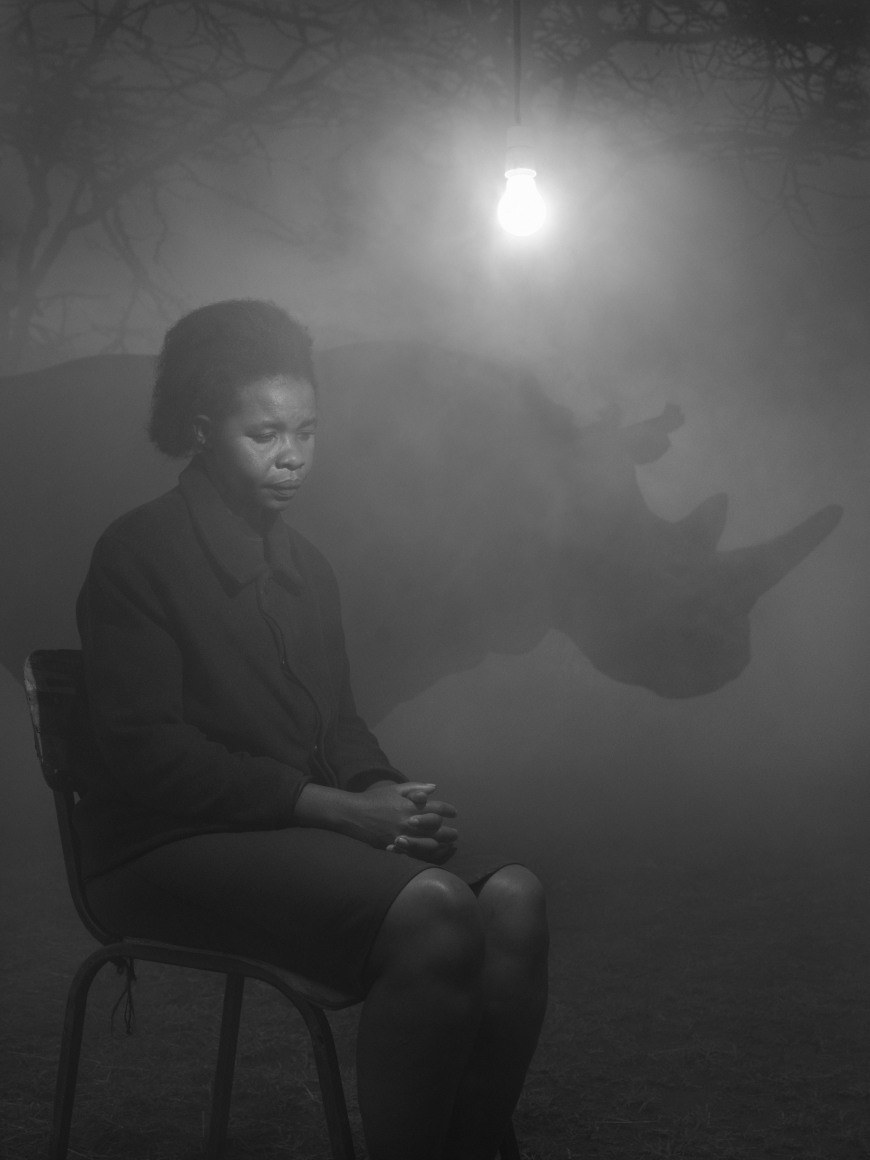 Teresa and Najin, Kenya, 2020, Archival Pigment Print