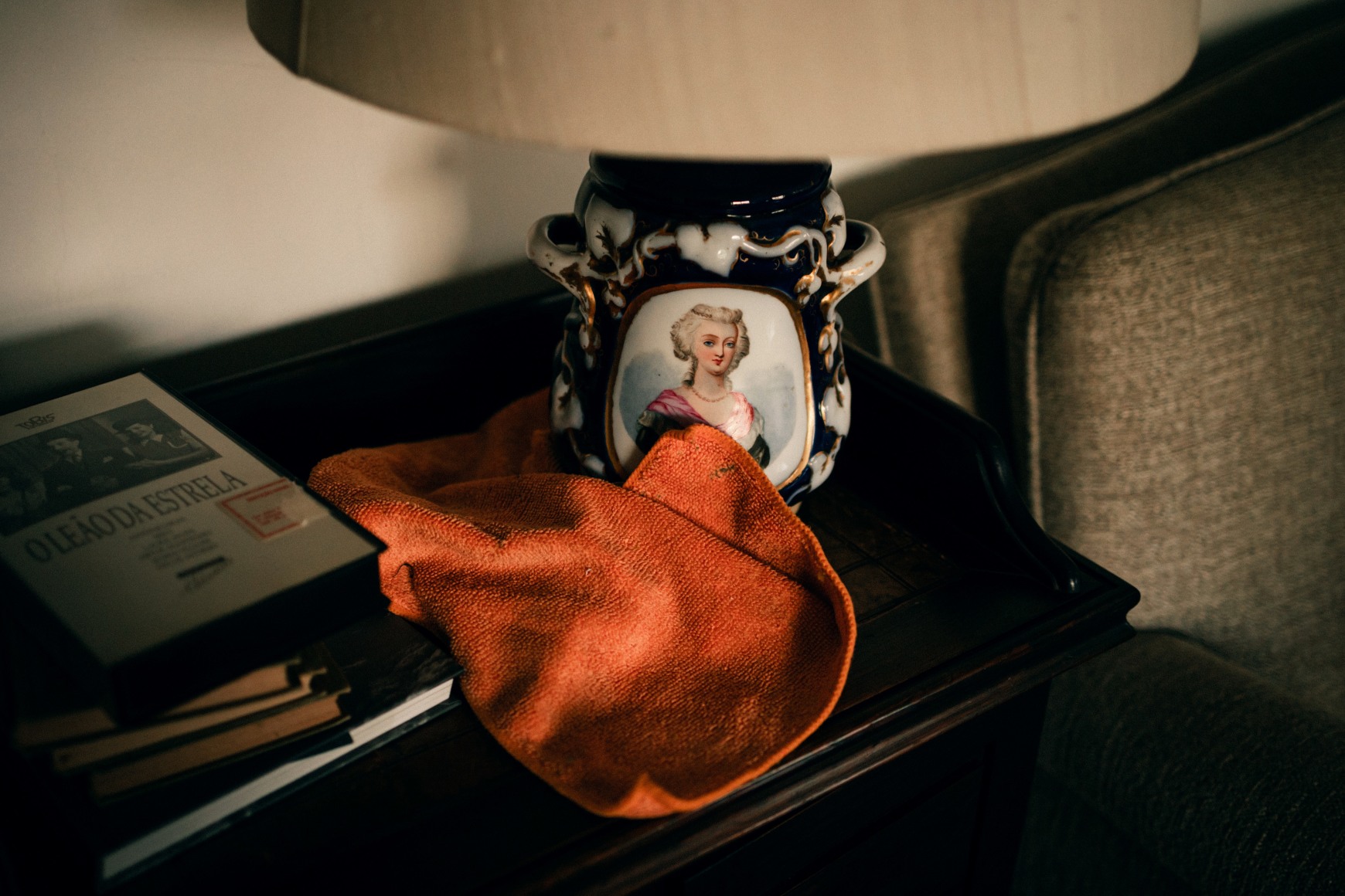 A detail of the home of one of the elderly couples Ana Maria Jeremias takes care of and works for in Rato neighborhood. Lisbon, Portugal, 2024