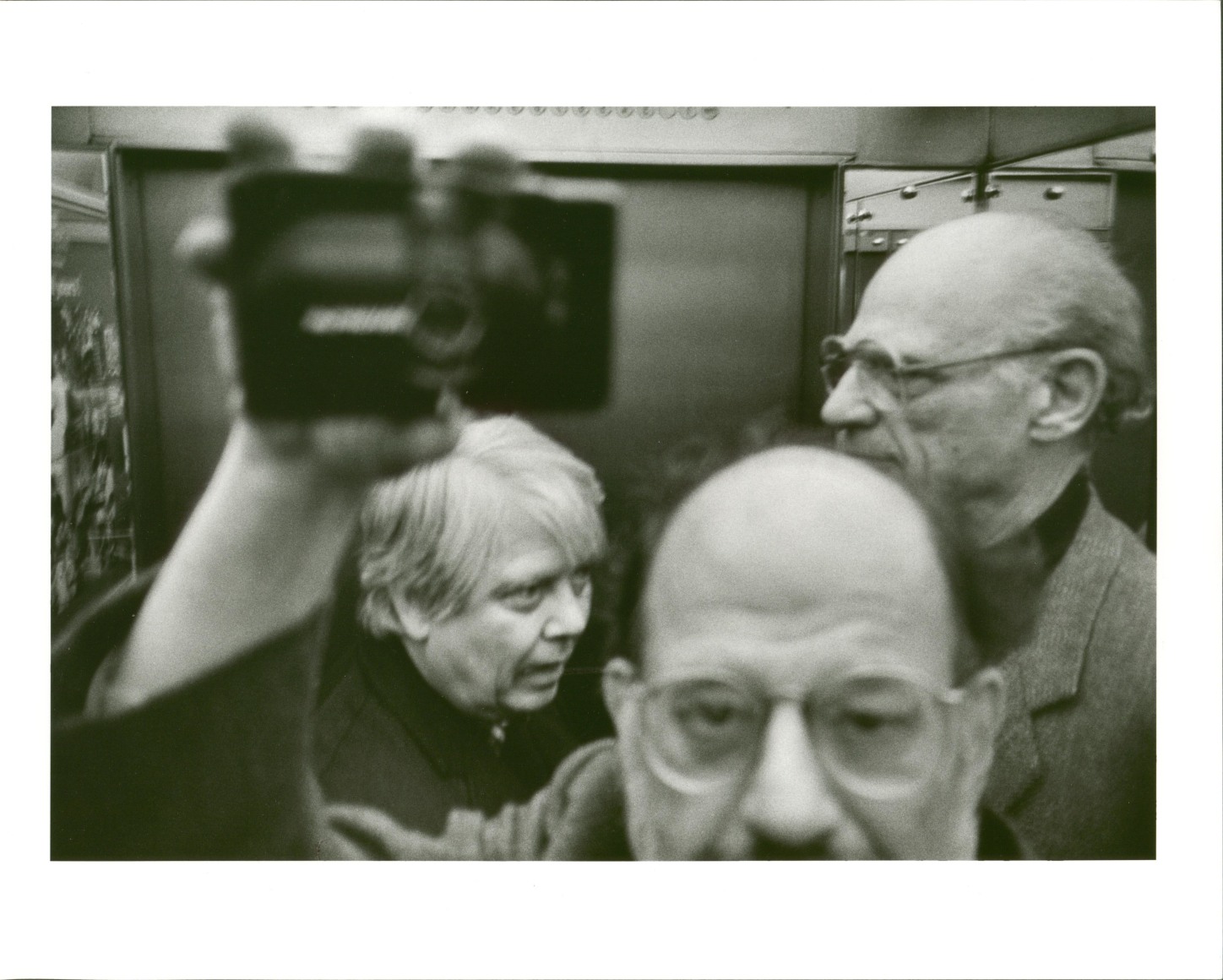 Arthur Miller, William H. Gass, Hotel Royal Elevator, Copenhagen, November, 1985, Arcival Pigment Print, Ed. of 25