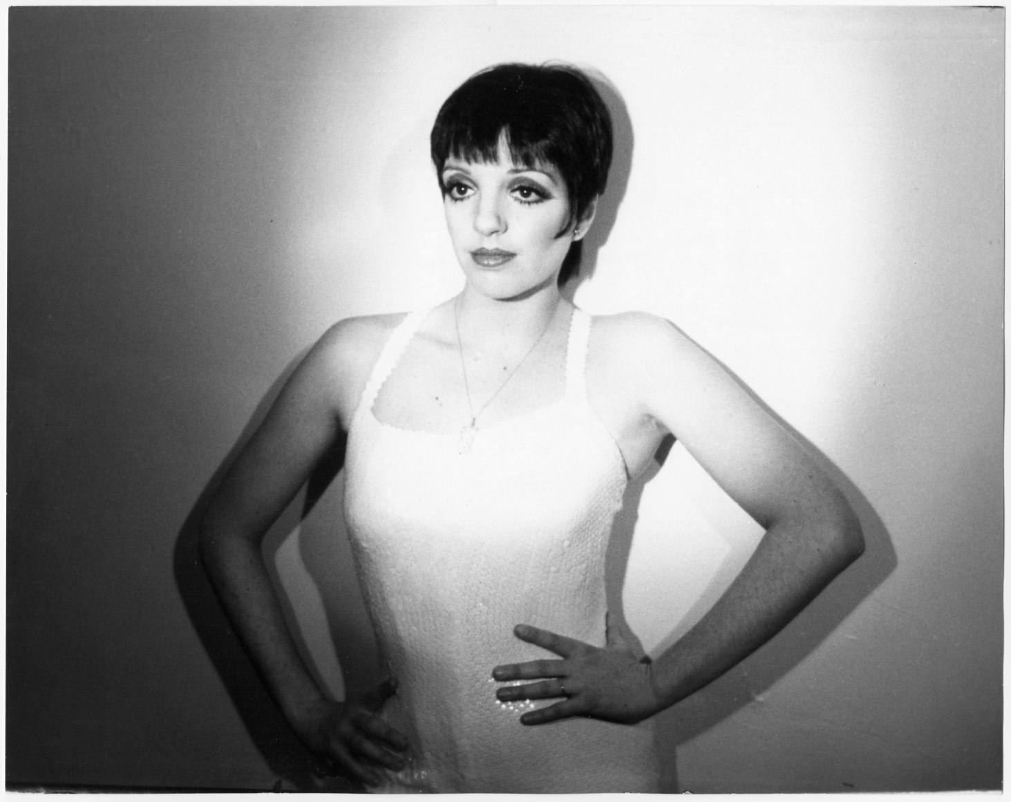 Liza at the Factory in Halston, 1970's , Silver Gelatin Photograph