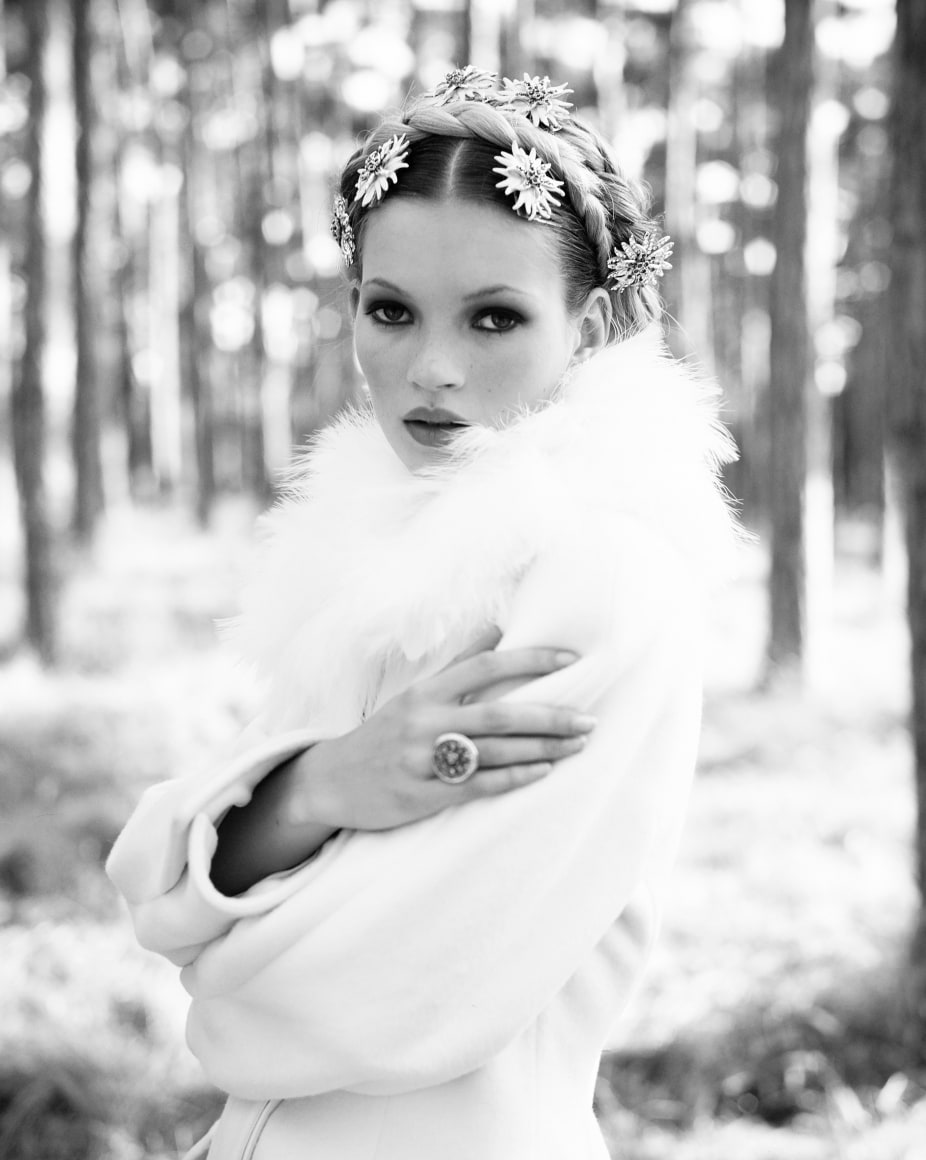 Kate Moss, Paris, Vogue Italia, 1992, Silver Gelatin Photograph