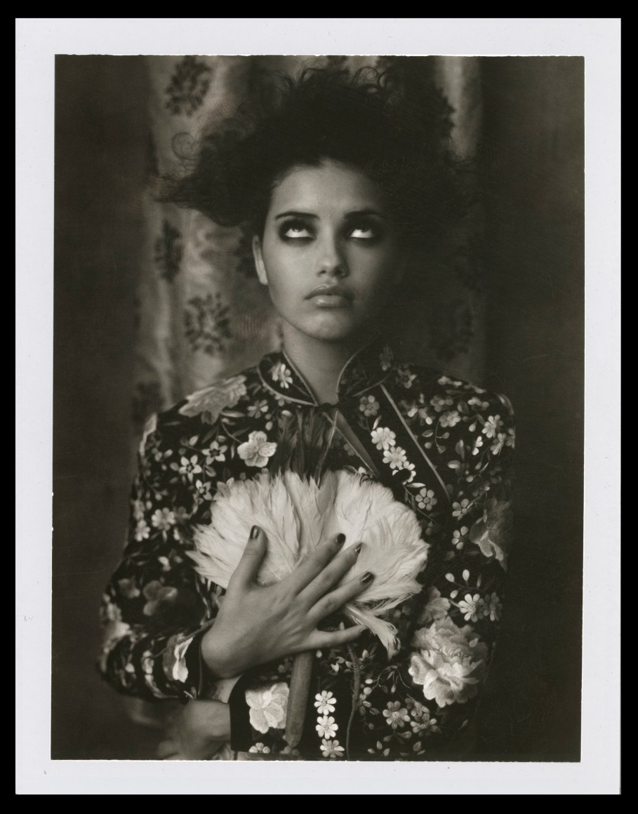 Adrian Lima with 16th Century Aztec Fan